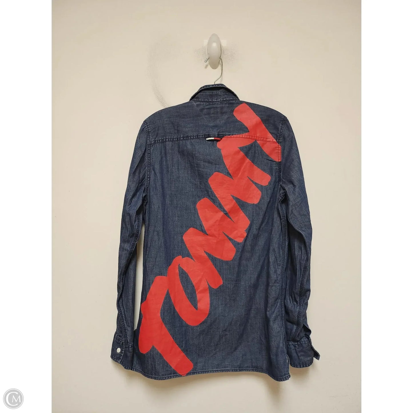 Top Long Sleeve By Tommy Hilfiger In Blue, Size: Xs