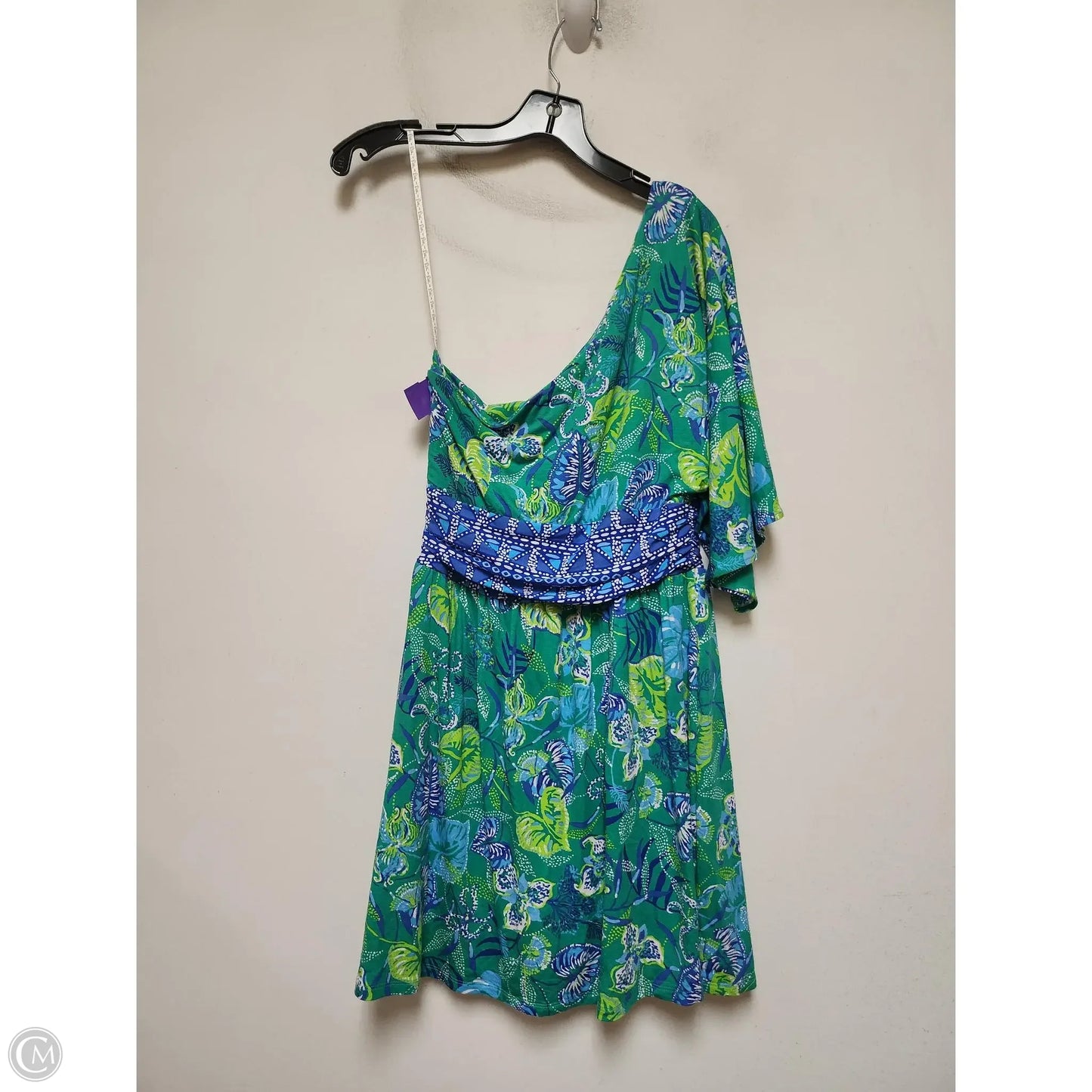 Dress Designer By Lilly Pulitzer In Blue & Green, Size: S