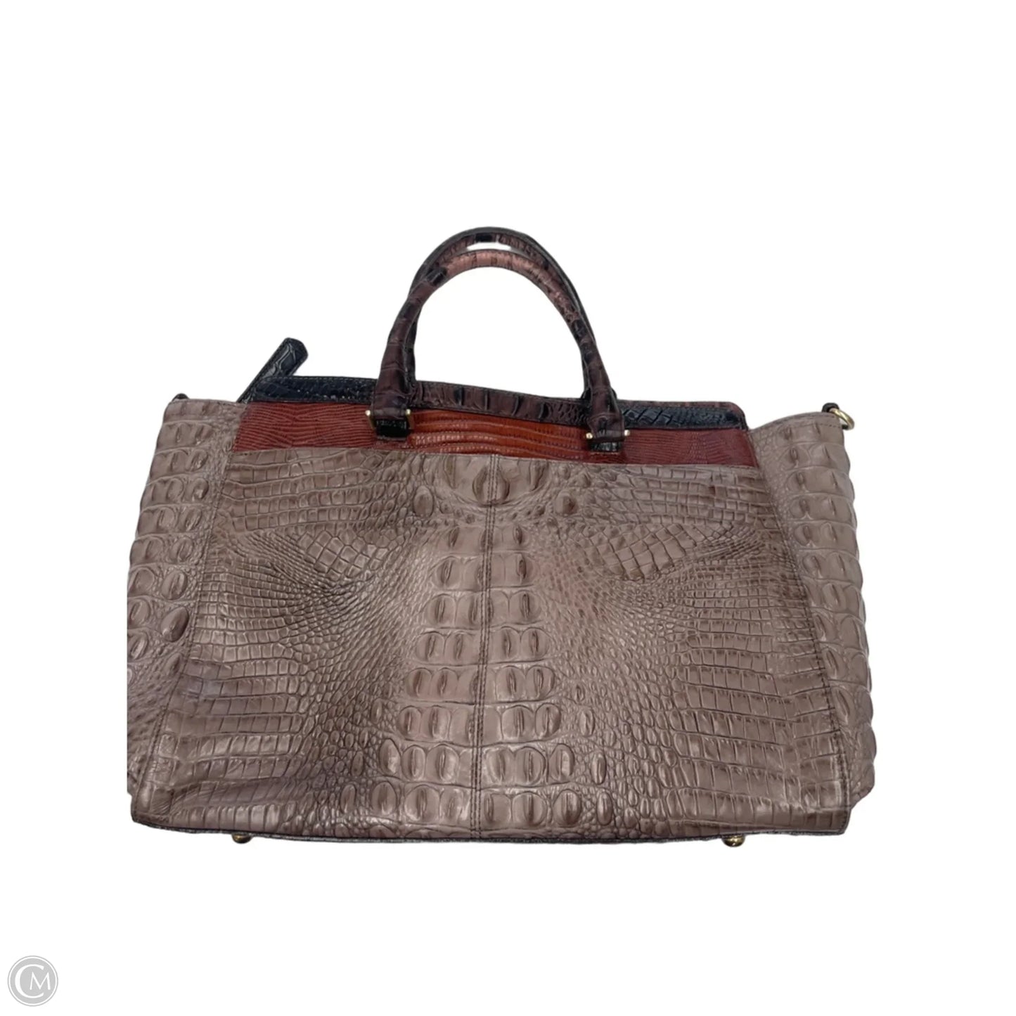 Handbag Designer By Brahmin, Size: Large