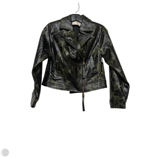 Jacket Moto By Ramy Brook In Snakeskin Print, Size: Xs