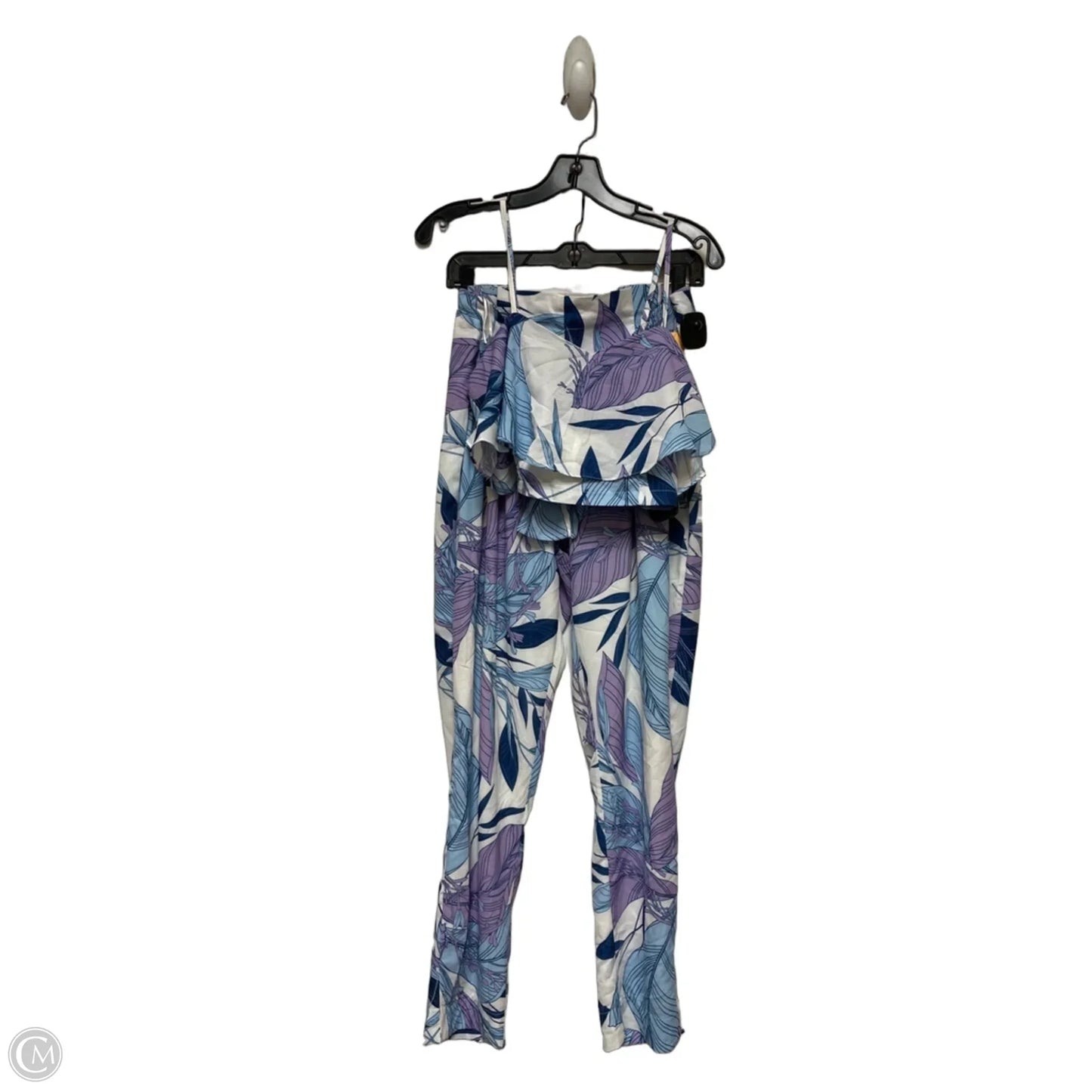 Pants Set 2pc By Clothes Mentor In Blue & Purple, Size: 12