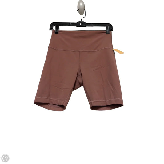 Athletic Shorts By Lululemon In Pink, Size: 8