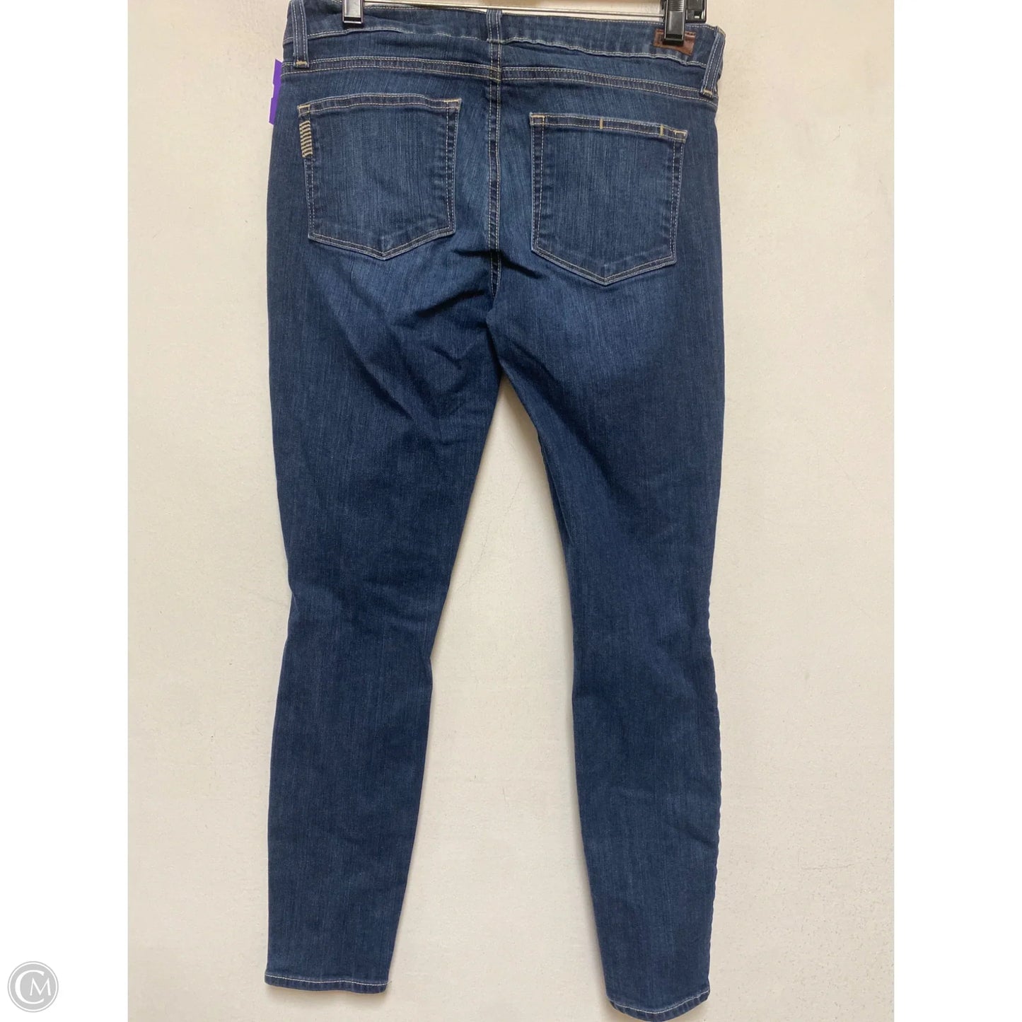 Jeans Skinny By Paige In Blue Denim, Size: 8