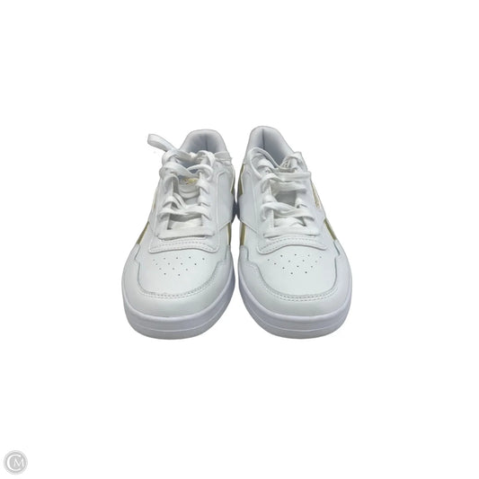Shoes Sneakers By Reebok In Gold & White, Size: 10