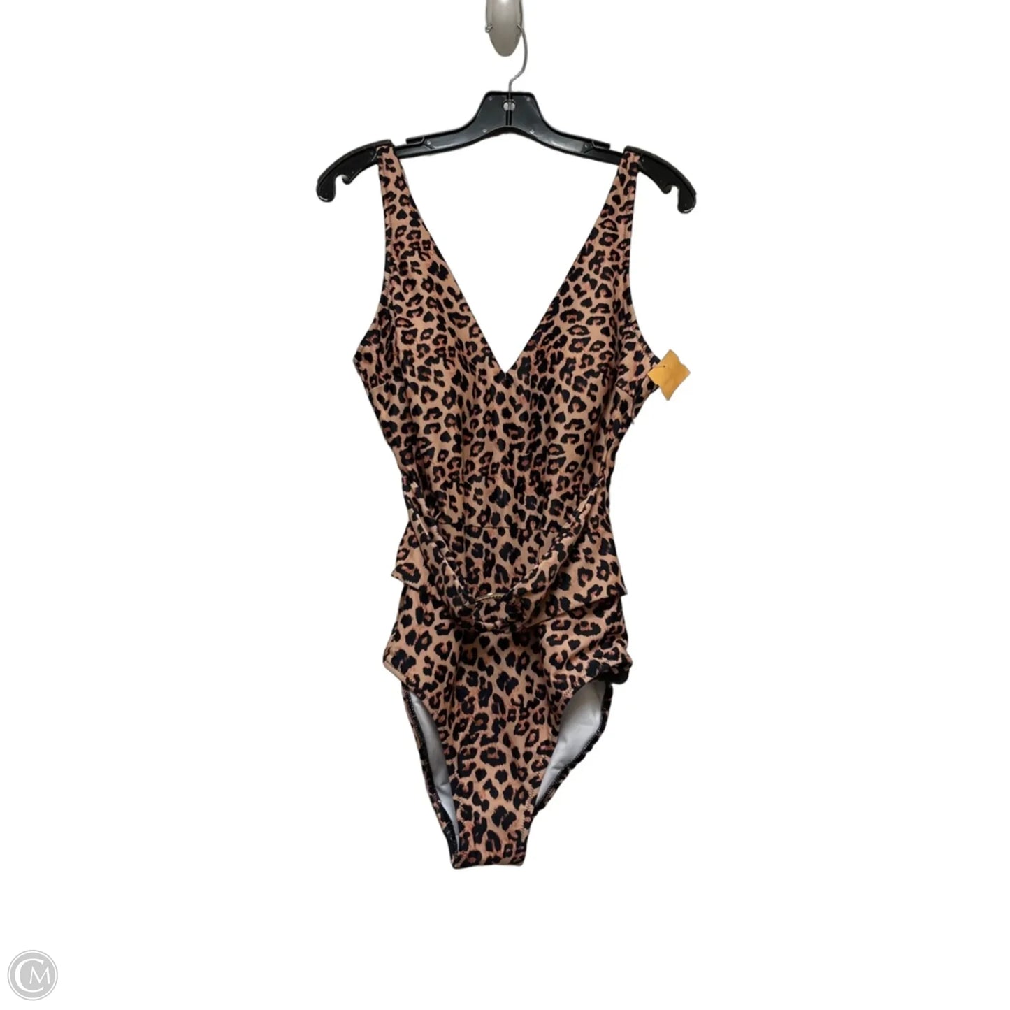 Swimsuit By Clothes Mentor In Animal Print, Size: L