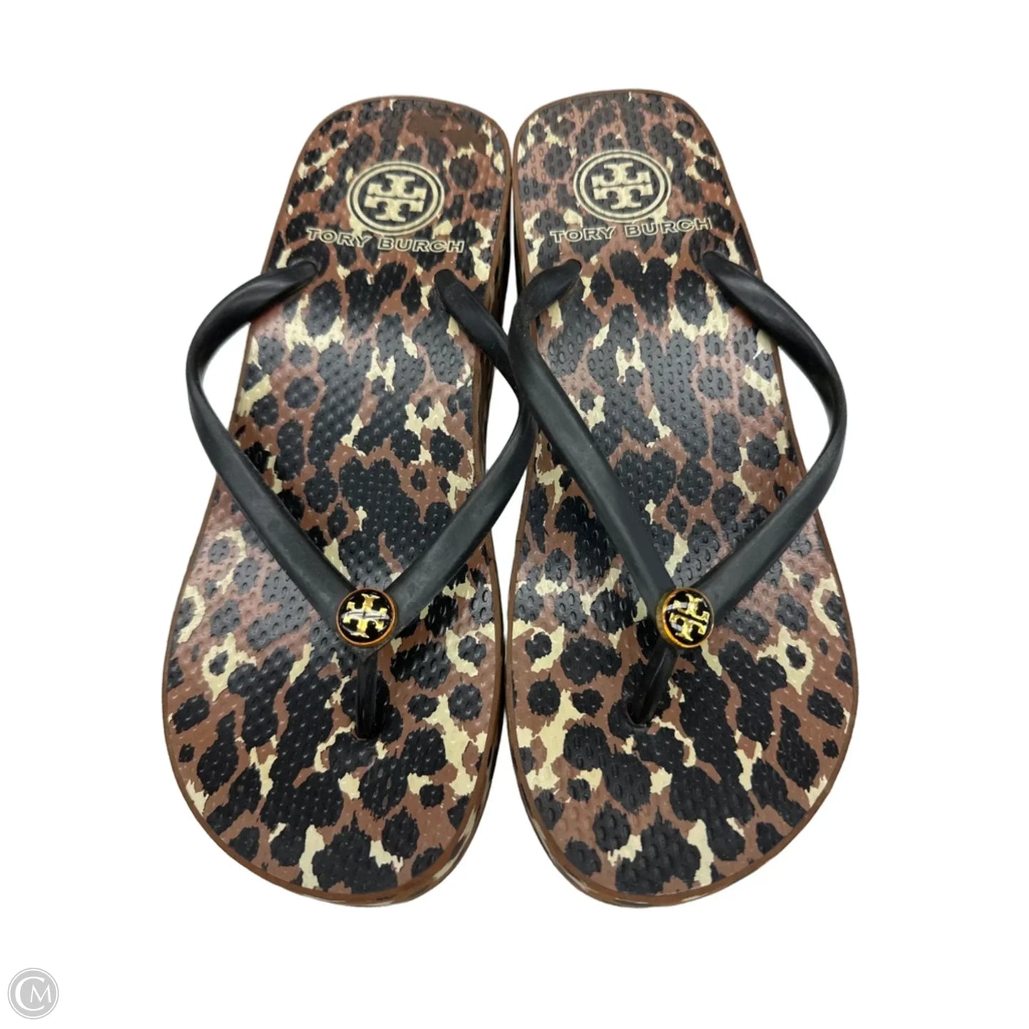 Sandals Designer By Tory Burch In Animal Print, Size: 7