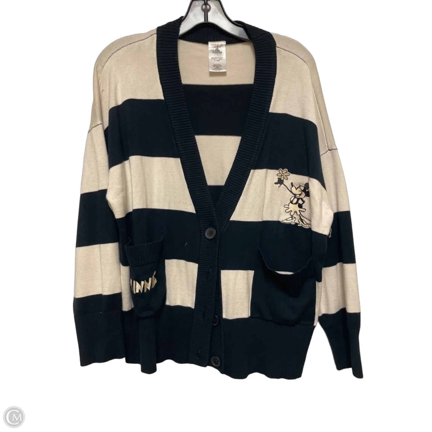 Cardigan By Disney Store In Striped Pattern, Size: S