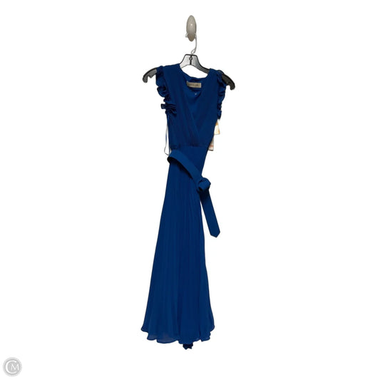 Dress Casual Midi By Taylor In Blue, Size: Xs