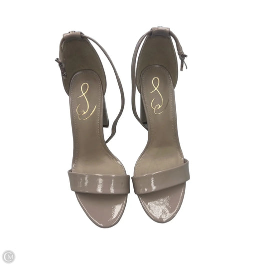 Sandals Heels Block By Sam Edelman In Tan, Size: 6.5