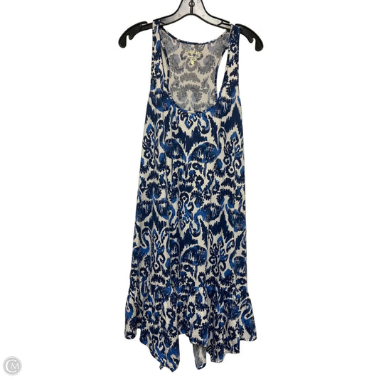 Dress Designer By Lilly Pulitzer In Blue & White, Size: M