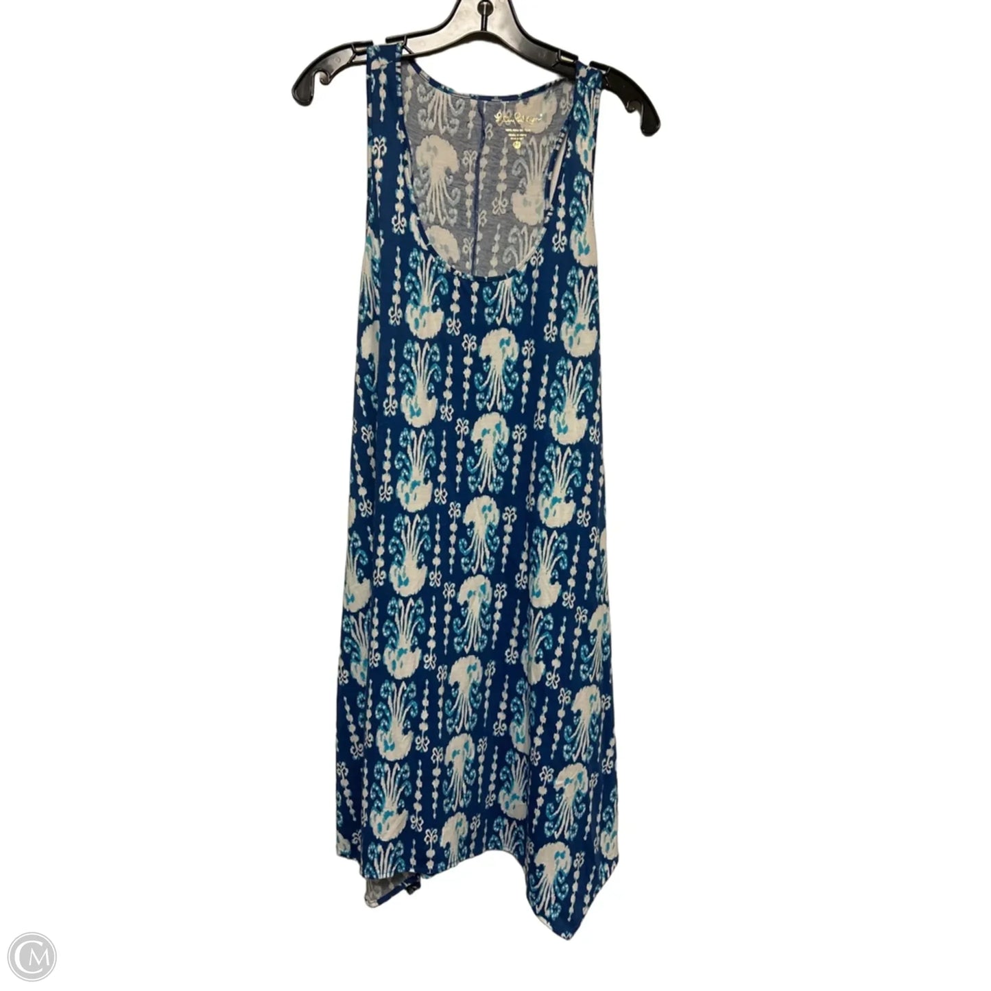 Dress Designer By Lilly Pulitzer In Blue & White, Size: M