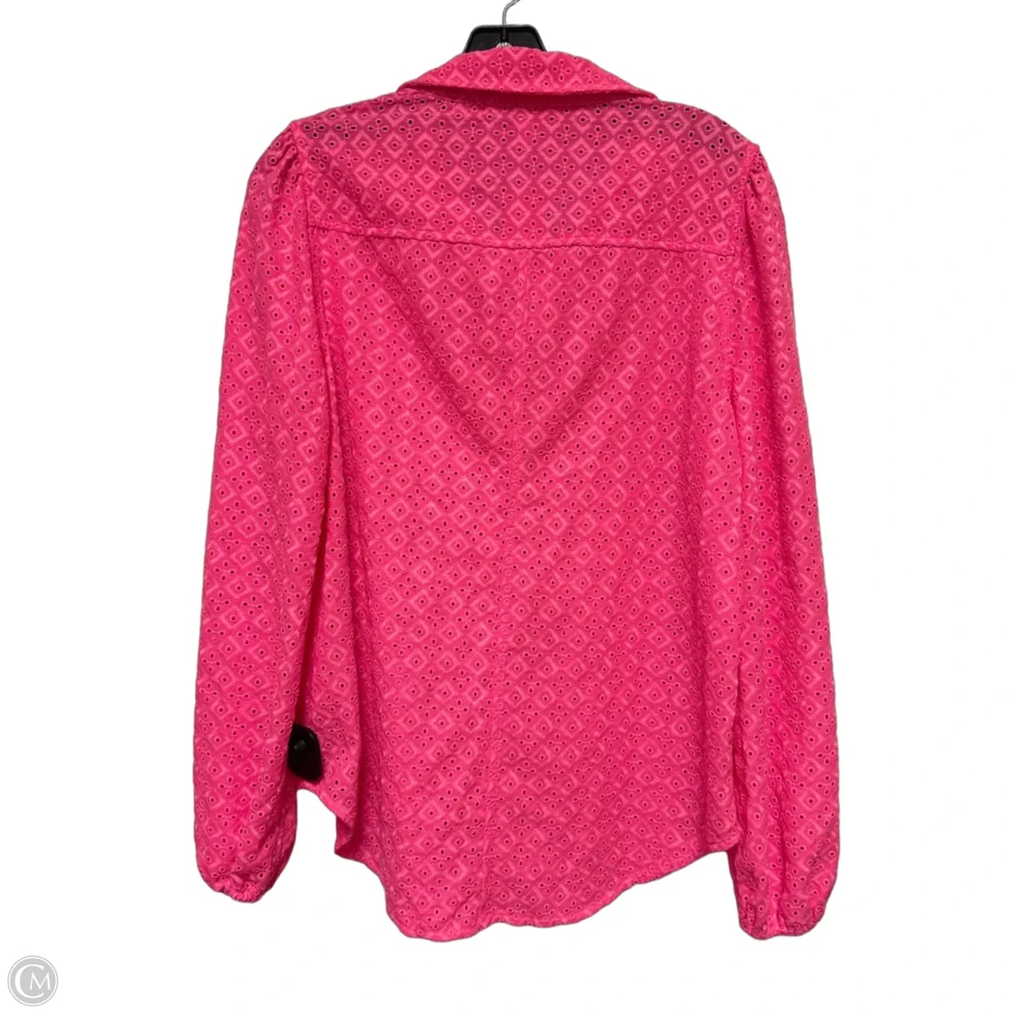 Top Long Sleeve Designer By Lilly Pulitzer In Pink, Size: L