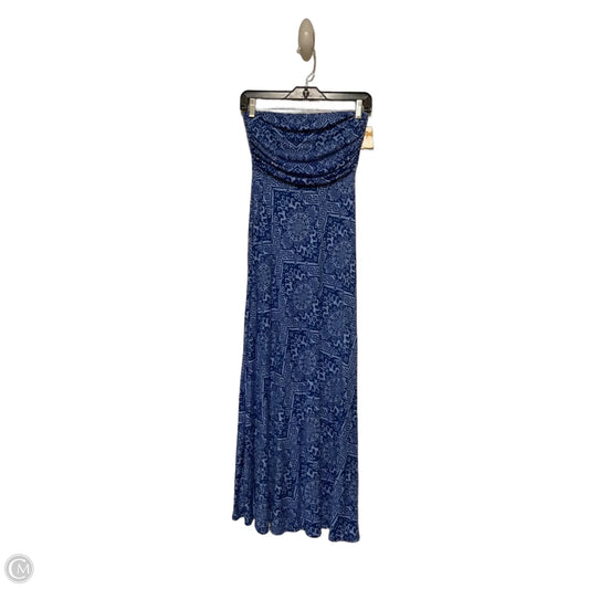 Dress Casual Midi By Banana Republic In Blue, Size: Sp