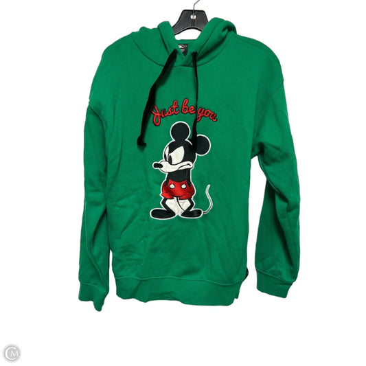 Sweatshirt Hoodie By Disney Store In Green, Size: S