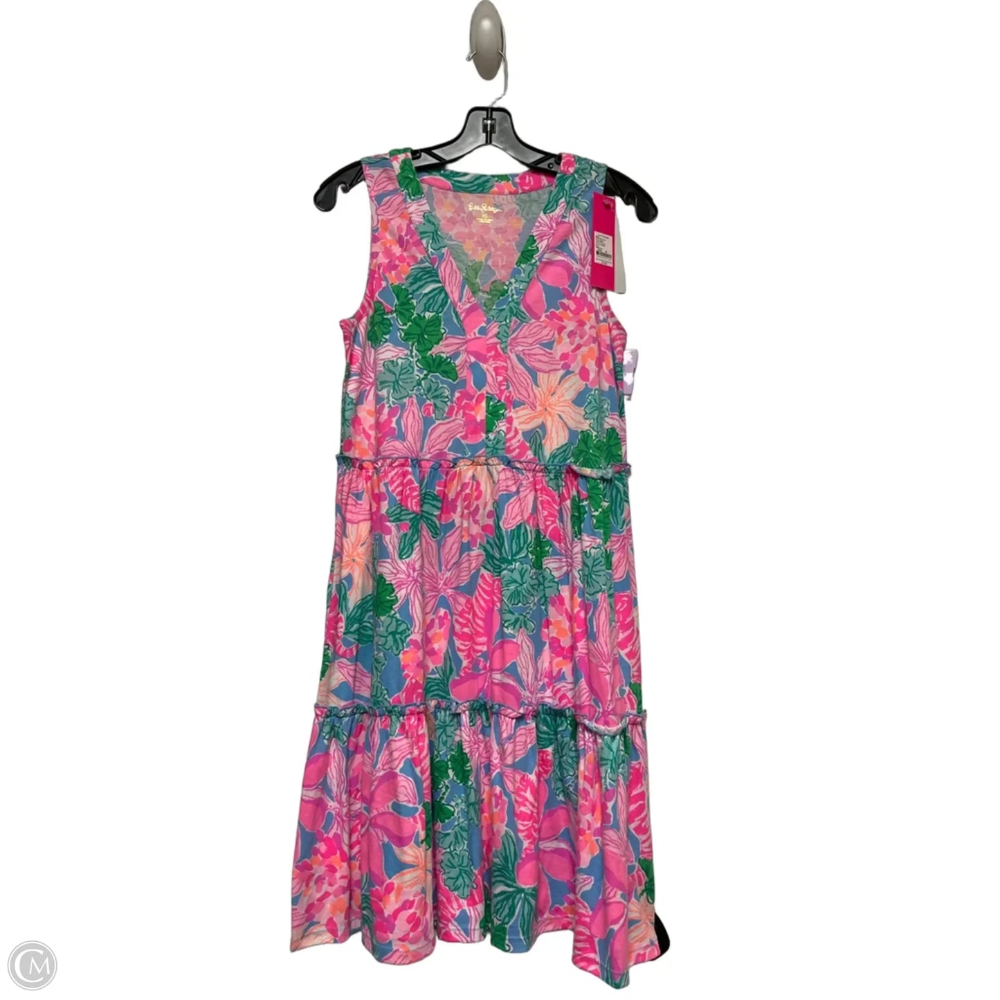 Dress Designer By Lilly Pulitzer In Floral Print, Size: Xs
