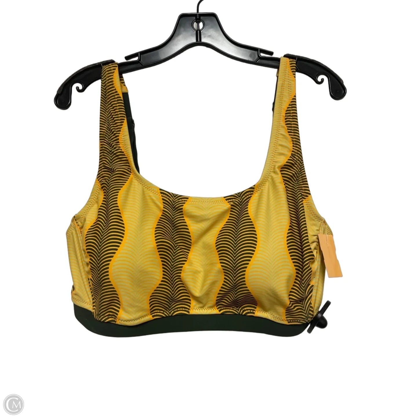 Swimsuit 2pc By Target In Green & Yellow, Size: 1x