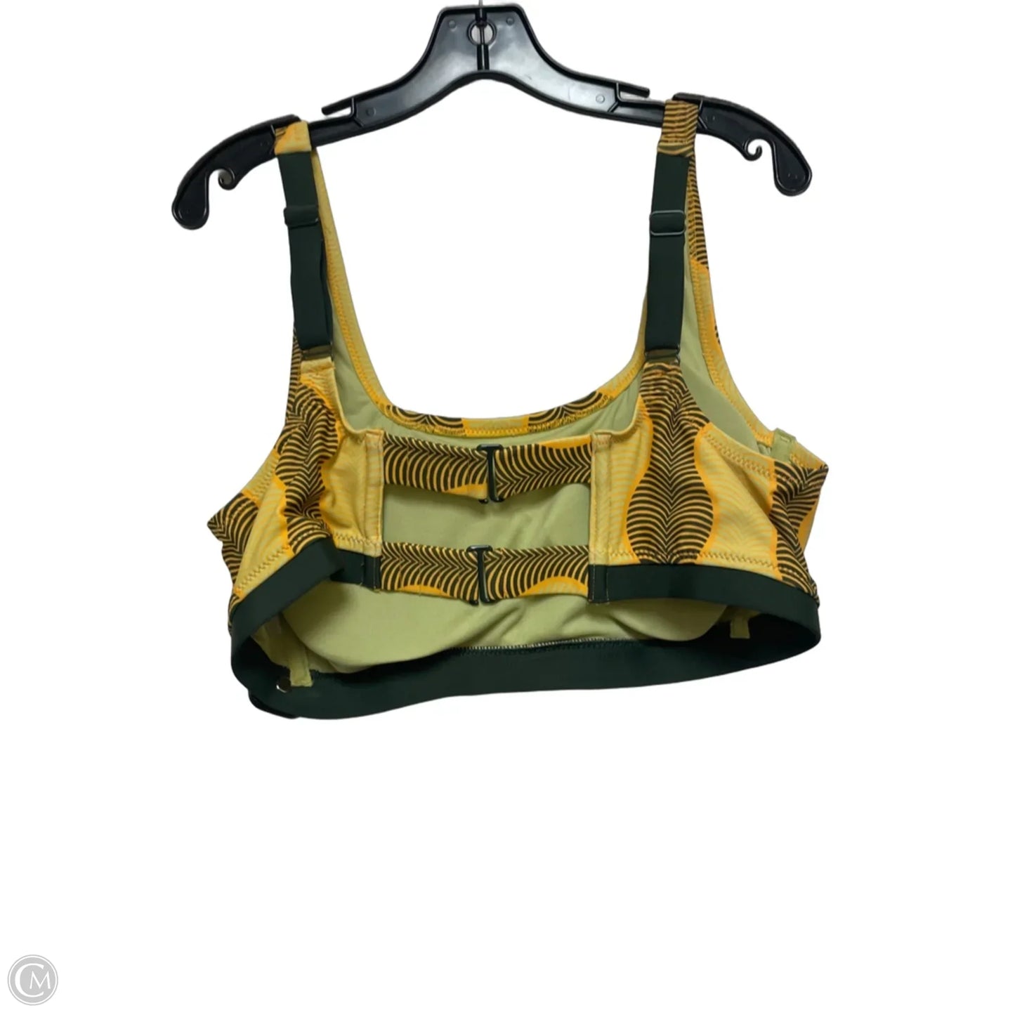 Swimsuit 2pc By Target In Green & Yellow, Size: 1x