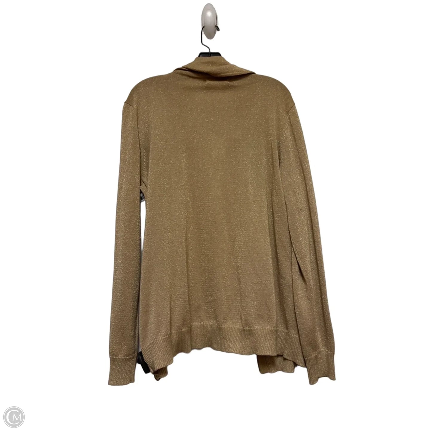 Cardigan By Michael By Michael Kors In Gold, Size: Xl