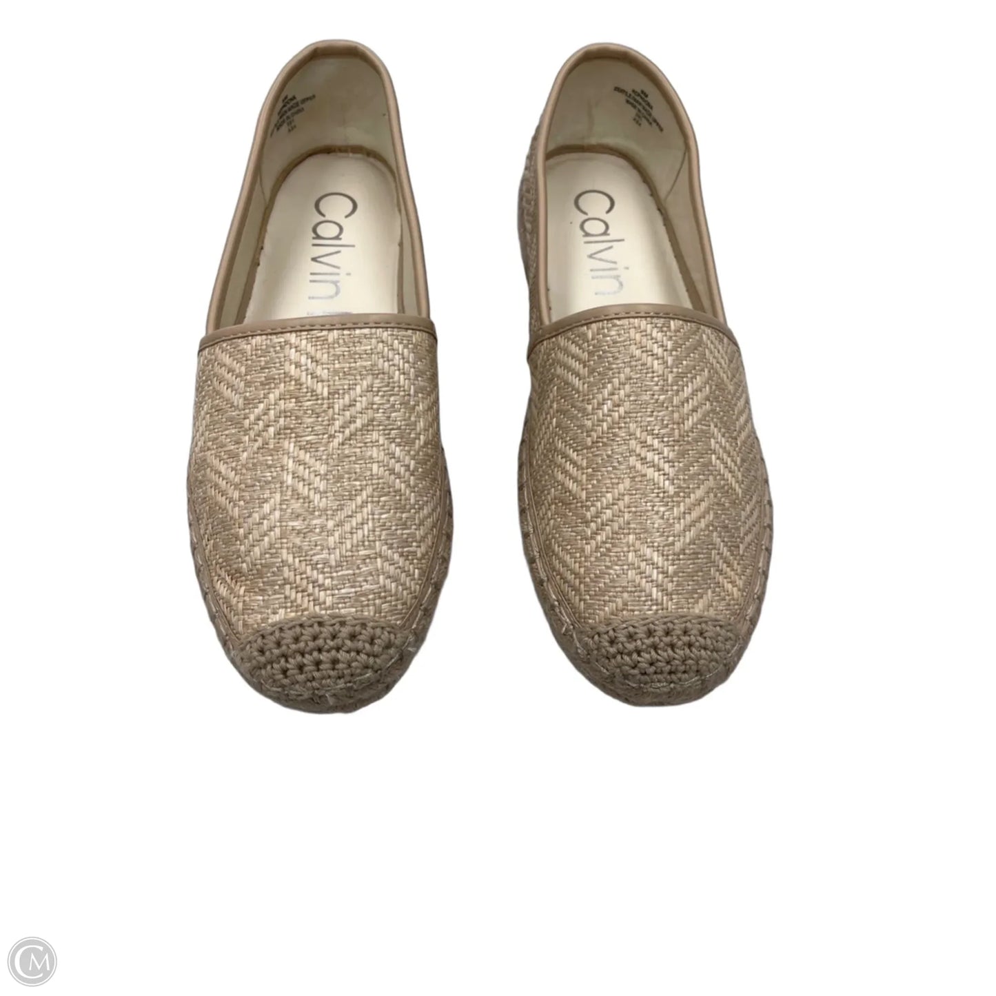 Shoes Flats By Calvin Klein In Tan, Size: 9