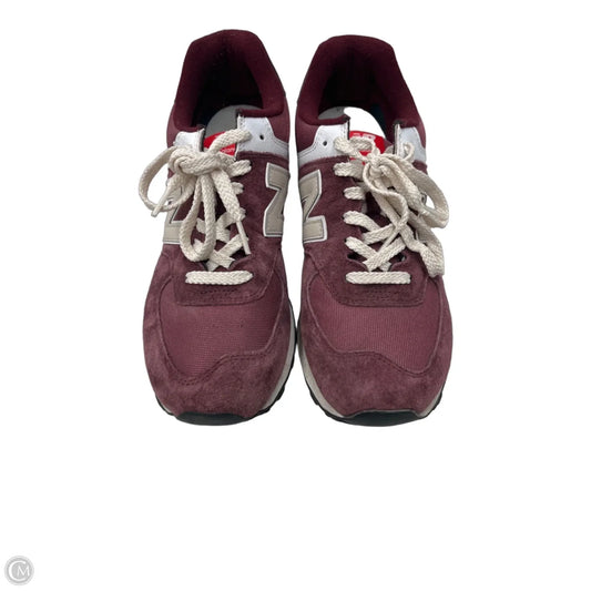Shoes Athletic By New Balance In Maroon, Size: 9.5