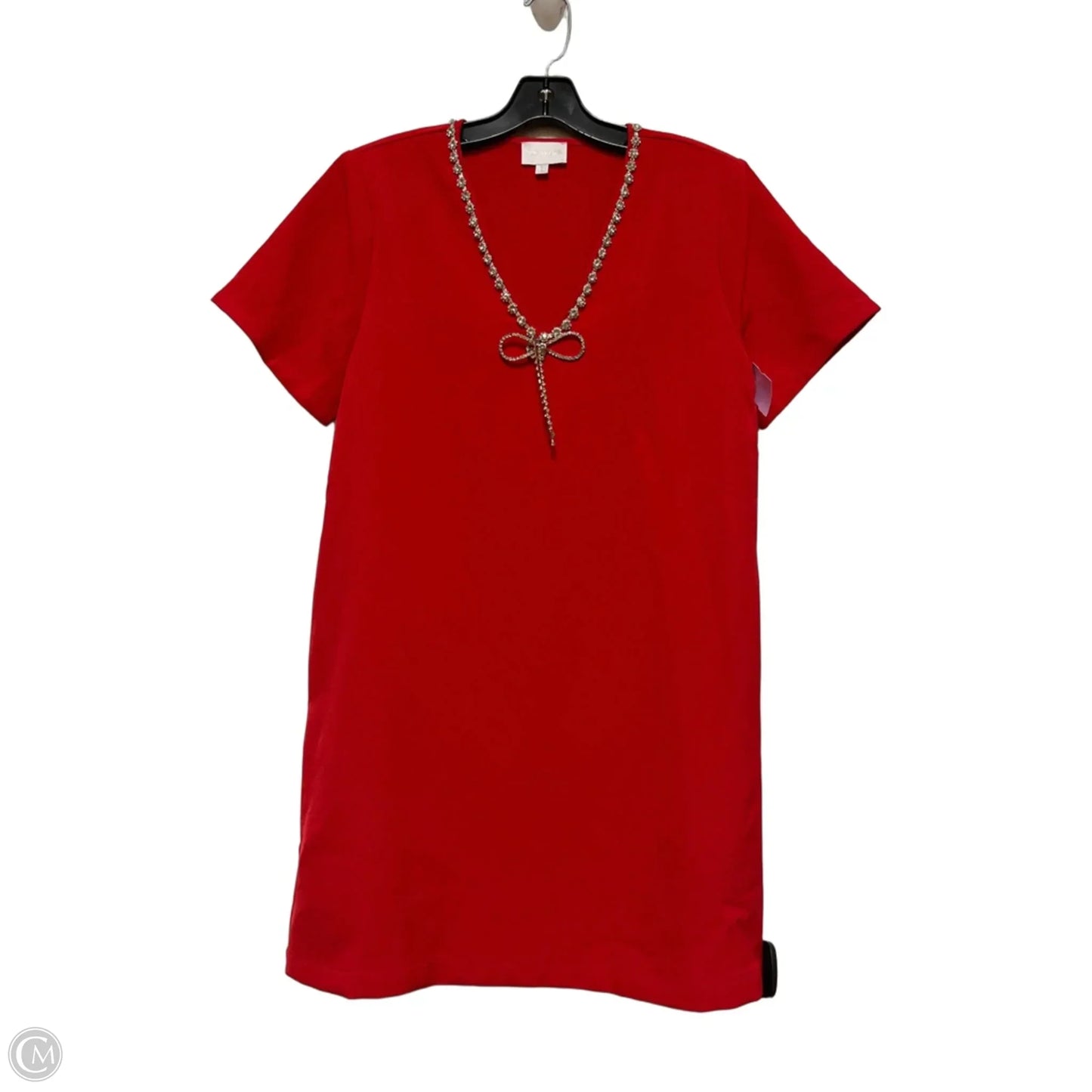 Dress Casual Short By Sugar Lips In Red, Size: Xs
