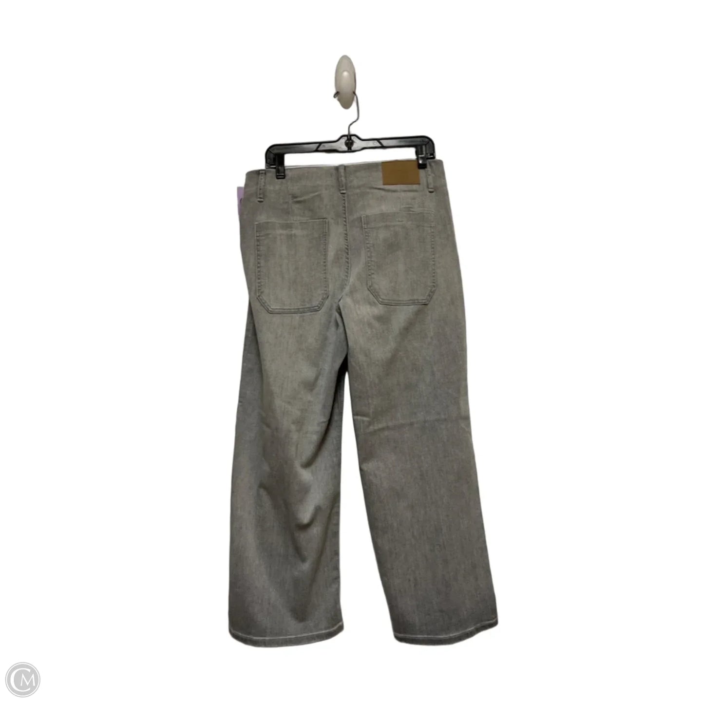 Jeans Wide Leg By Express In Grey Denim, Size: 10