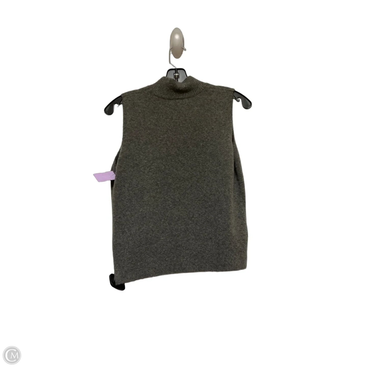 Top Sleeveless By Tahari In Grey, Size: S