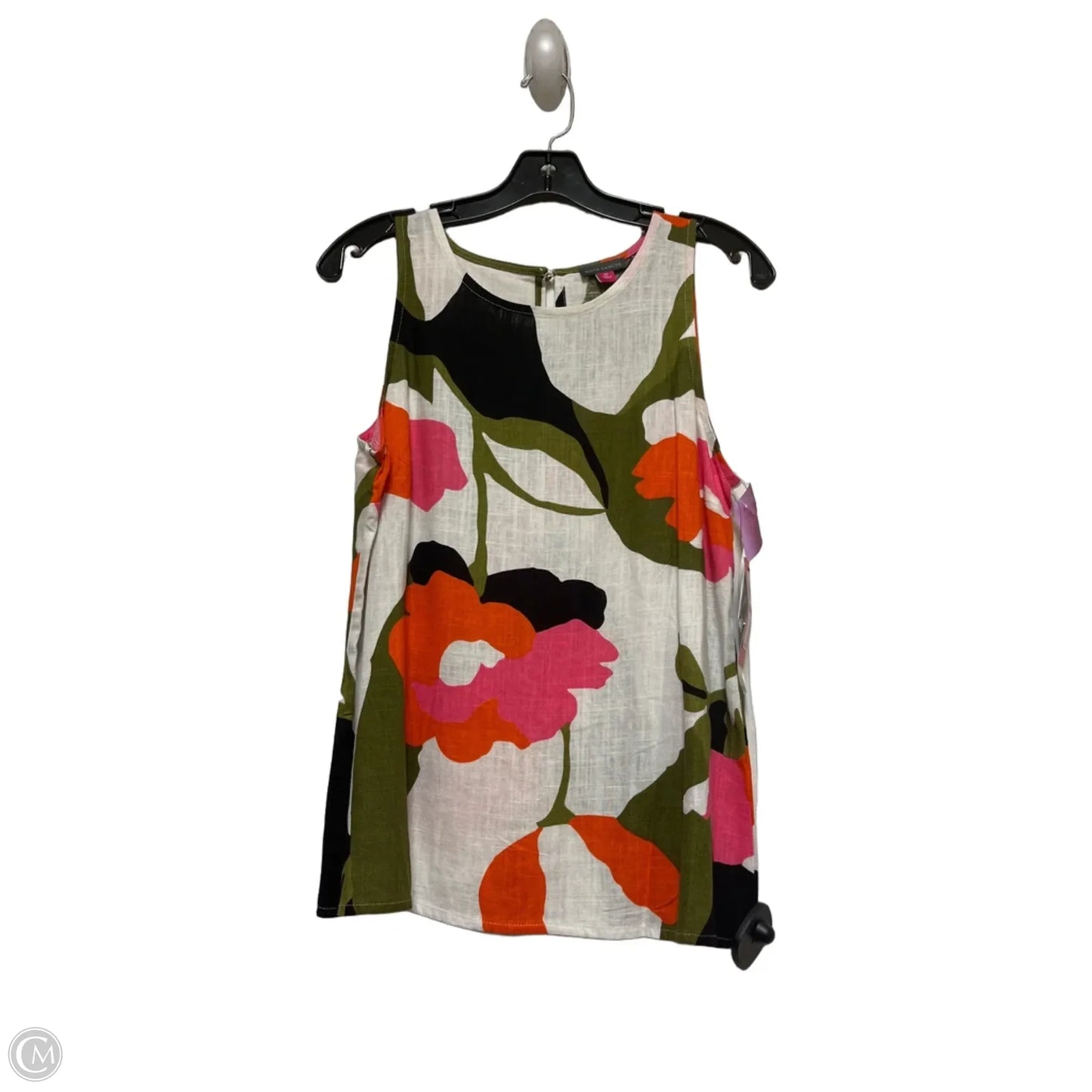Top Sleeveless By Vince Camuto In Floral Print, Size: Xs