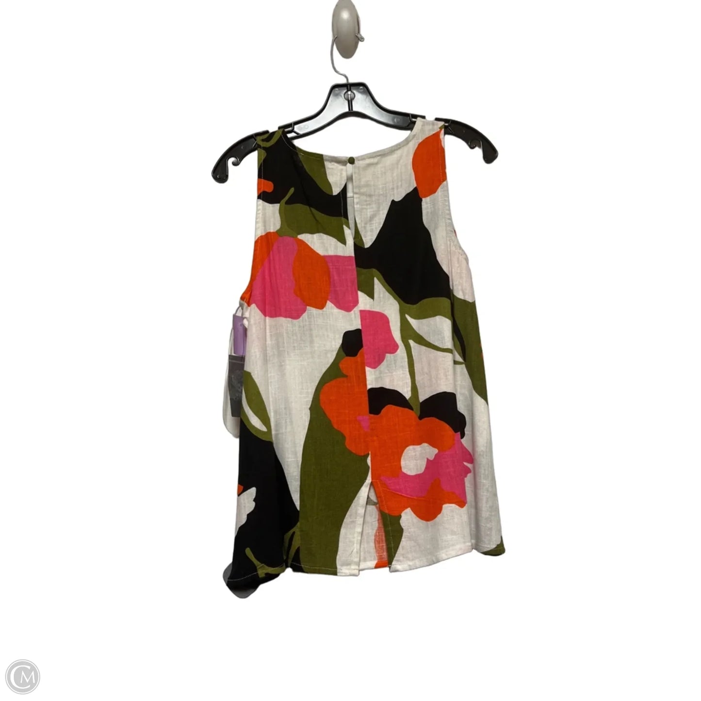 Top Sleeveless By Vince Camuto In Floral Print, Size: Xs