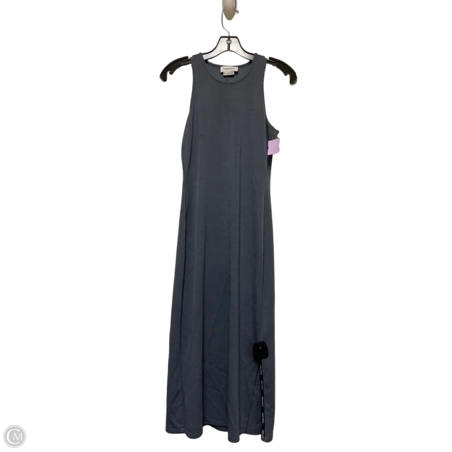 Dress Casual Midi By Calvin Klein In Blue, Size: Xs