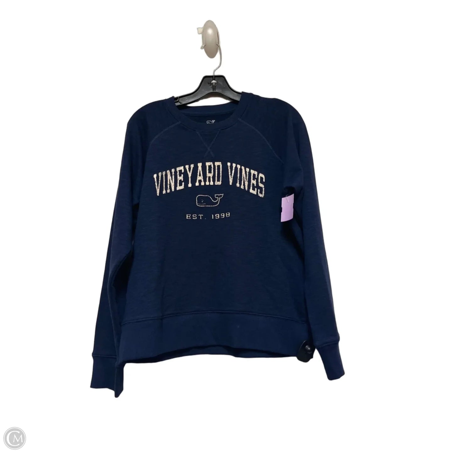 Top Long Sleeve By Vineyard Vines In Navy, Size: M