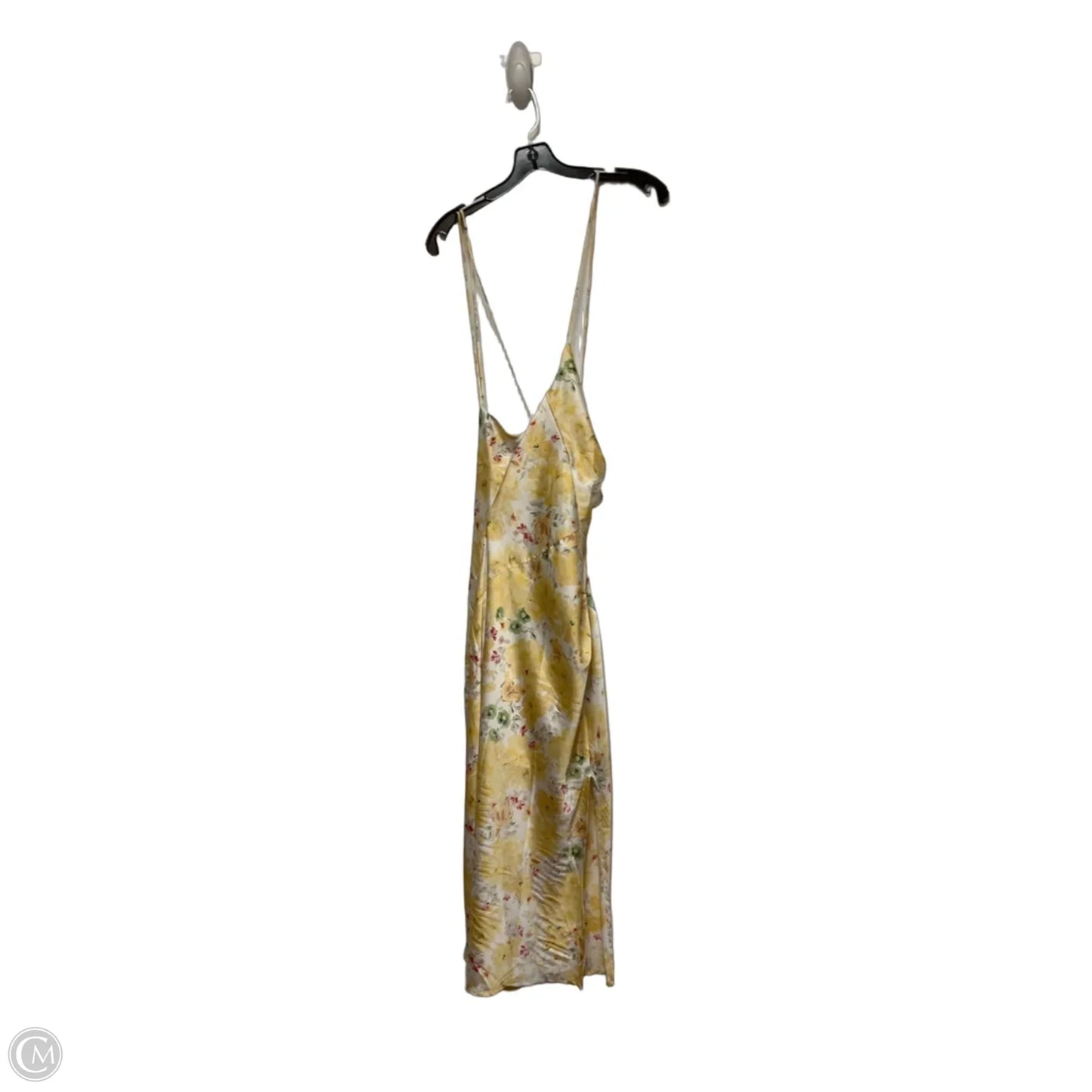 Dress Casual Midi By Clothes Mentor In Yellow, Size: M