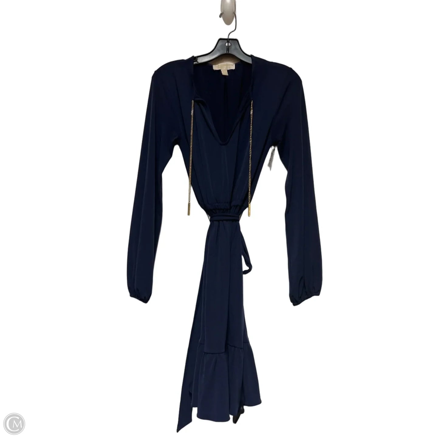 Dress Casual Short By Michael By Michael Kors In Black & Gold, Size: S