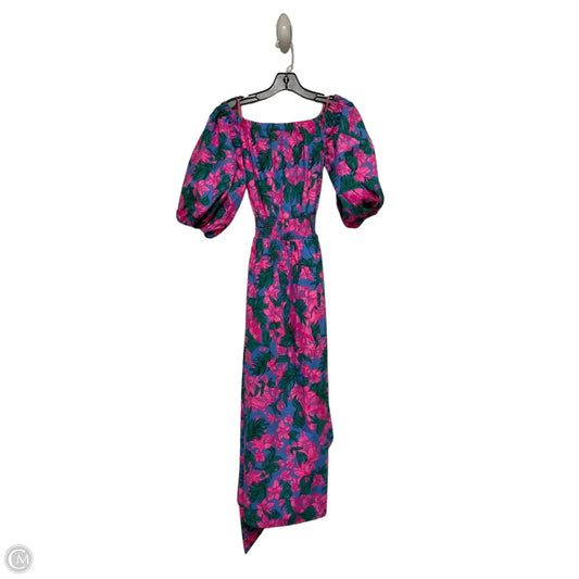 Dress Designer By Lilly Pulitzer In Green & Pink, Size: Xs