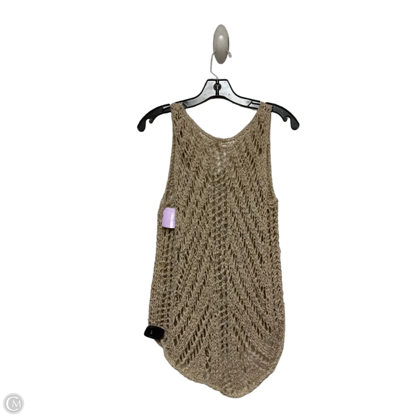 Top Sleeveless By Eileen Fisher In Tan, Size: L