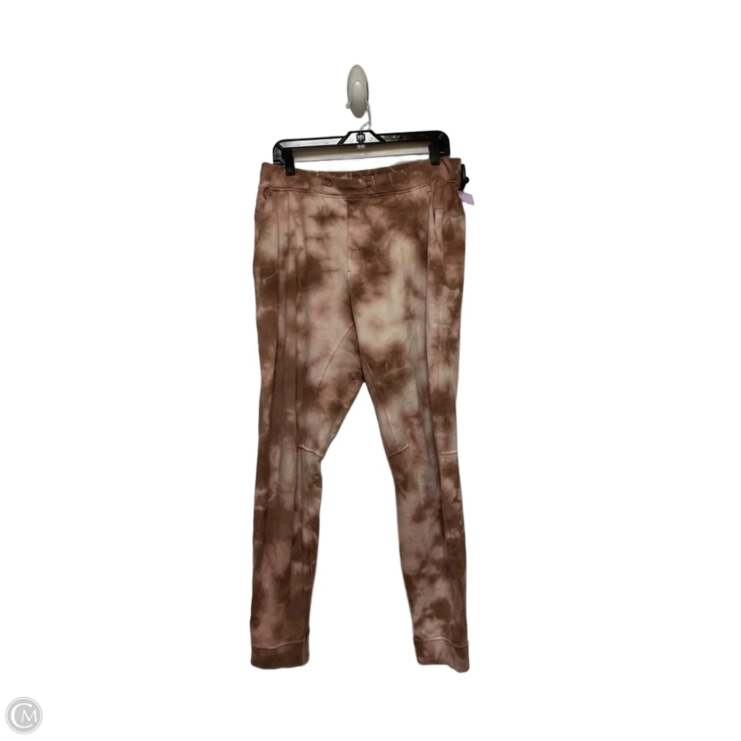 Athletic Pants By Lululemon In Tie Dye Print, Size: L