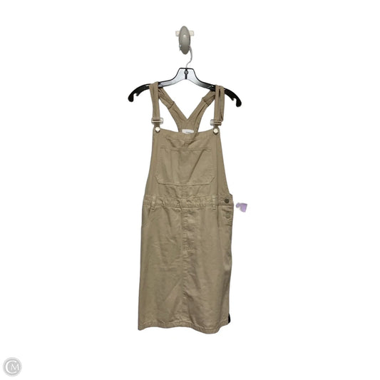 Overalls By Clothes Mentor In Cream Denim, Size: L
