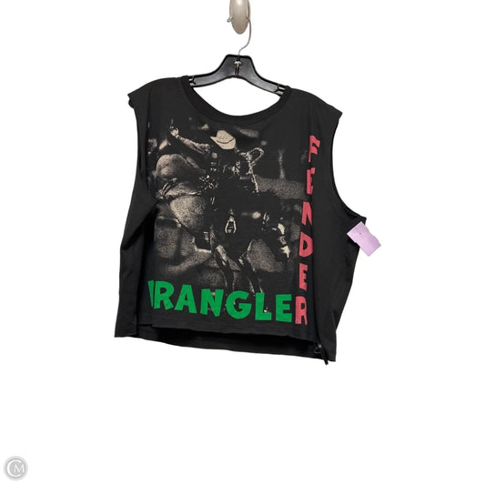 Top Sleeveless Basic By Wrangler In Grey, Size: L