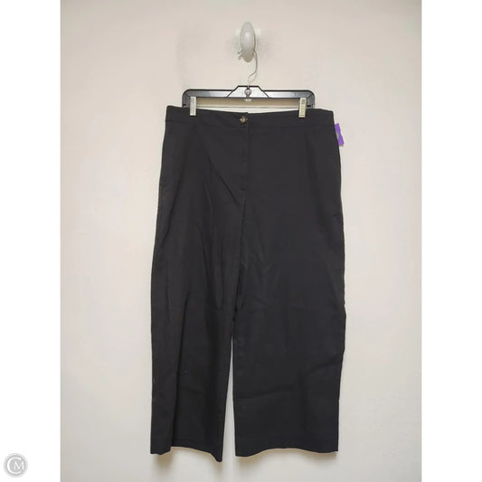 Pants Wide Leg By Ann Taylor In Black, Size: 14