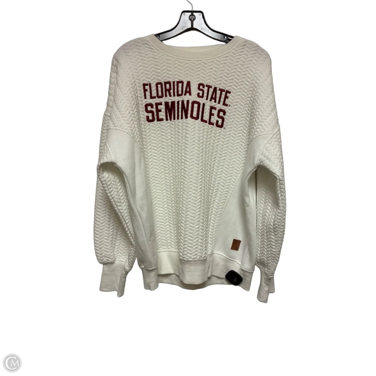 Sweater By Pressbox In Red & White, Size: M