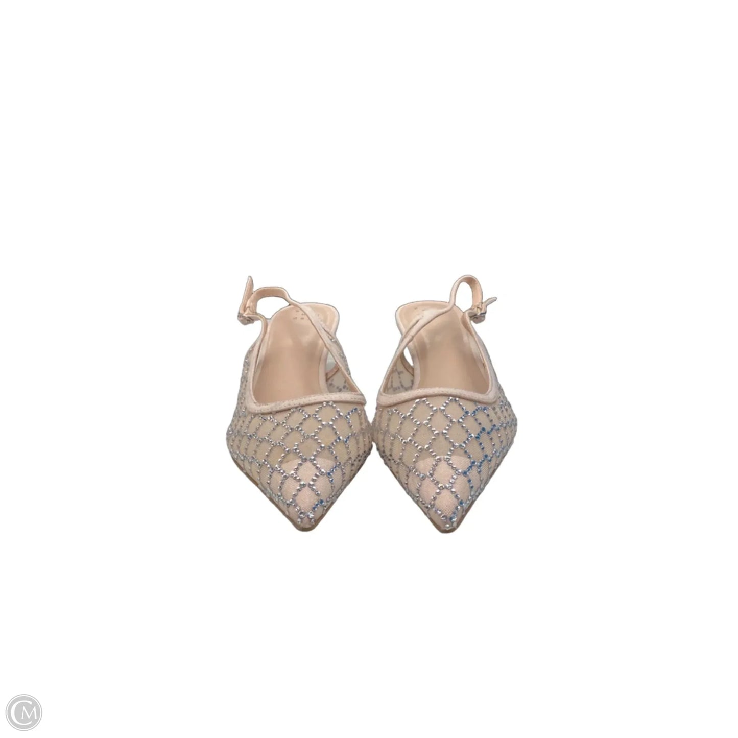 Shoes Heels Kitten By A New Day In Silver & Tan, Size: 9