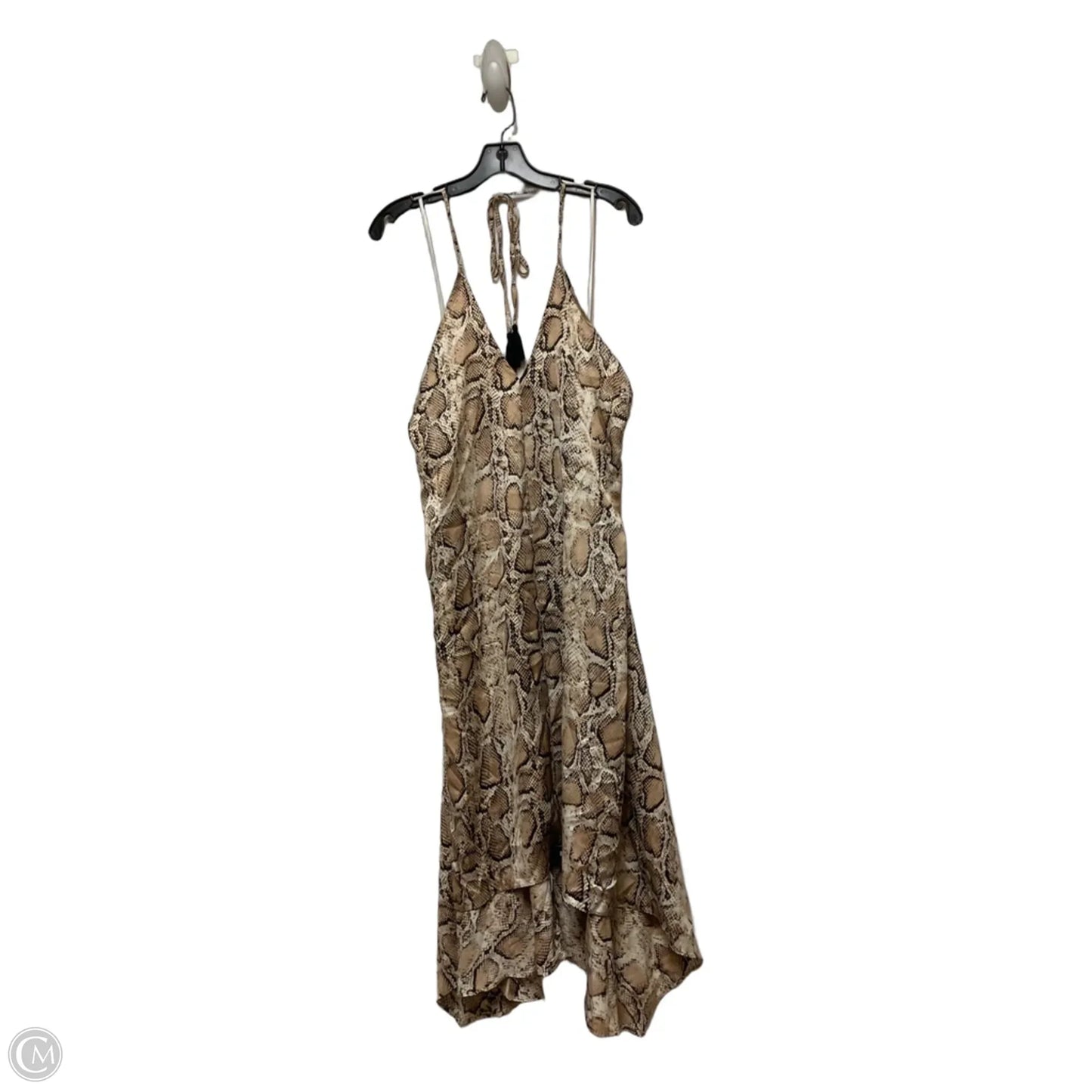 Dress Casual Midi By Aakaa In Snakeskin Print, Size: S