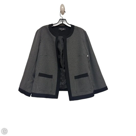 Blazer By Black Label In Black & White, Size: 14