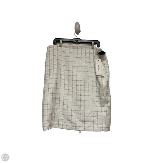 Skirt Midi By Calvin Klein In Black & White, Size: 14