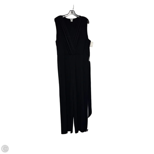 Jumpsuit By Chicos In Black, Size: Xl