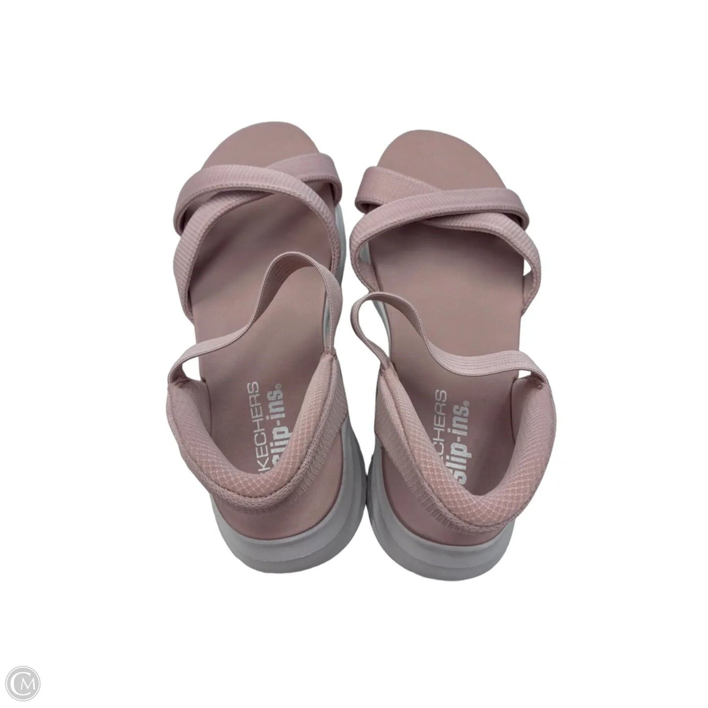 Sandals Flats By Skechers In Pink, Size: 11