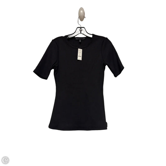 Top Short Sleeve Basic By White House Black Market In Black, Size: S