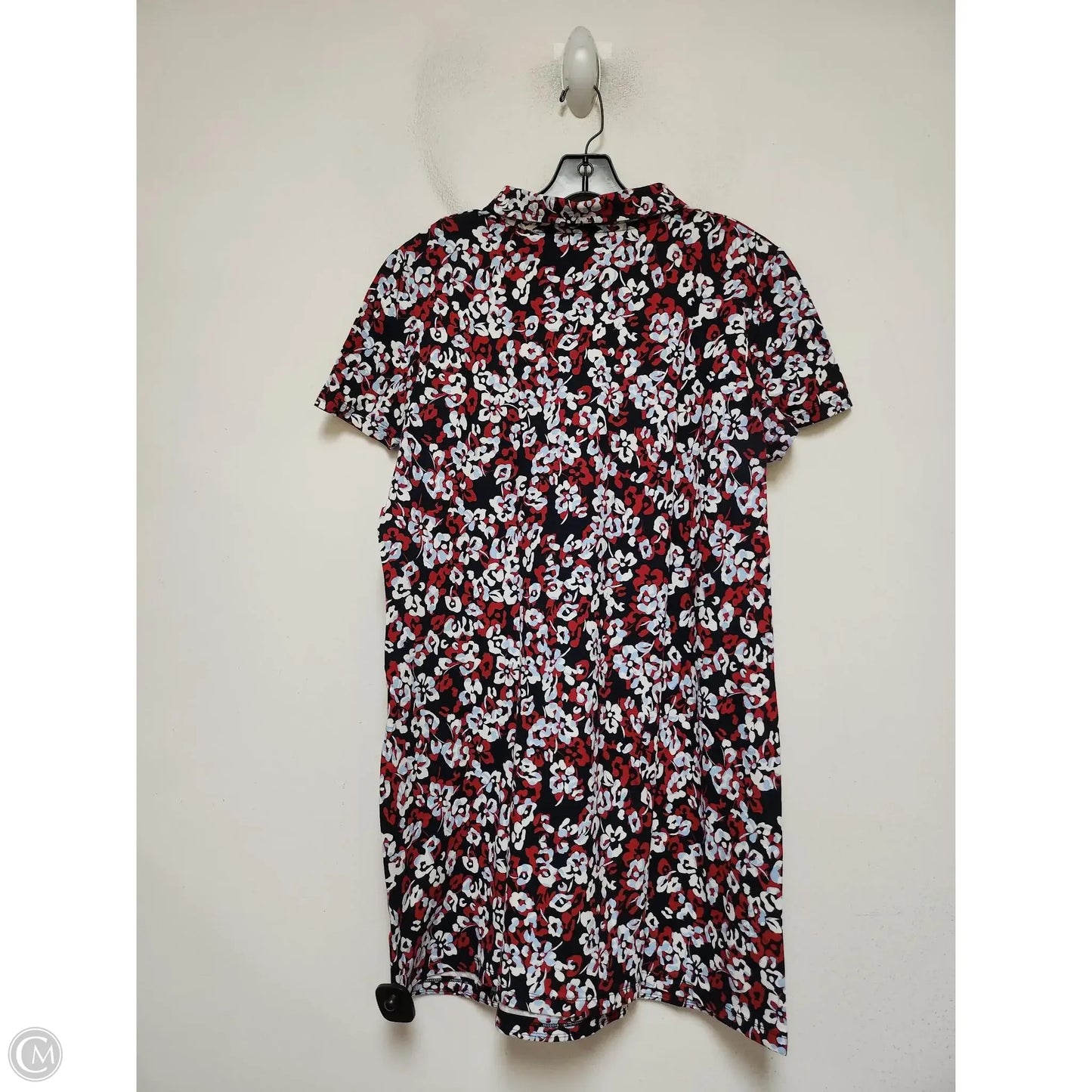 Dress Casual Short By Tommy Hilfiger In Blue Red & White, Size: Xl