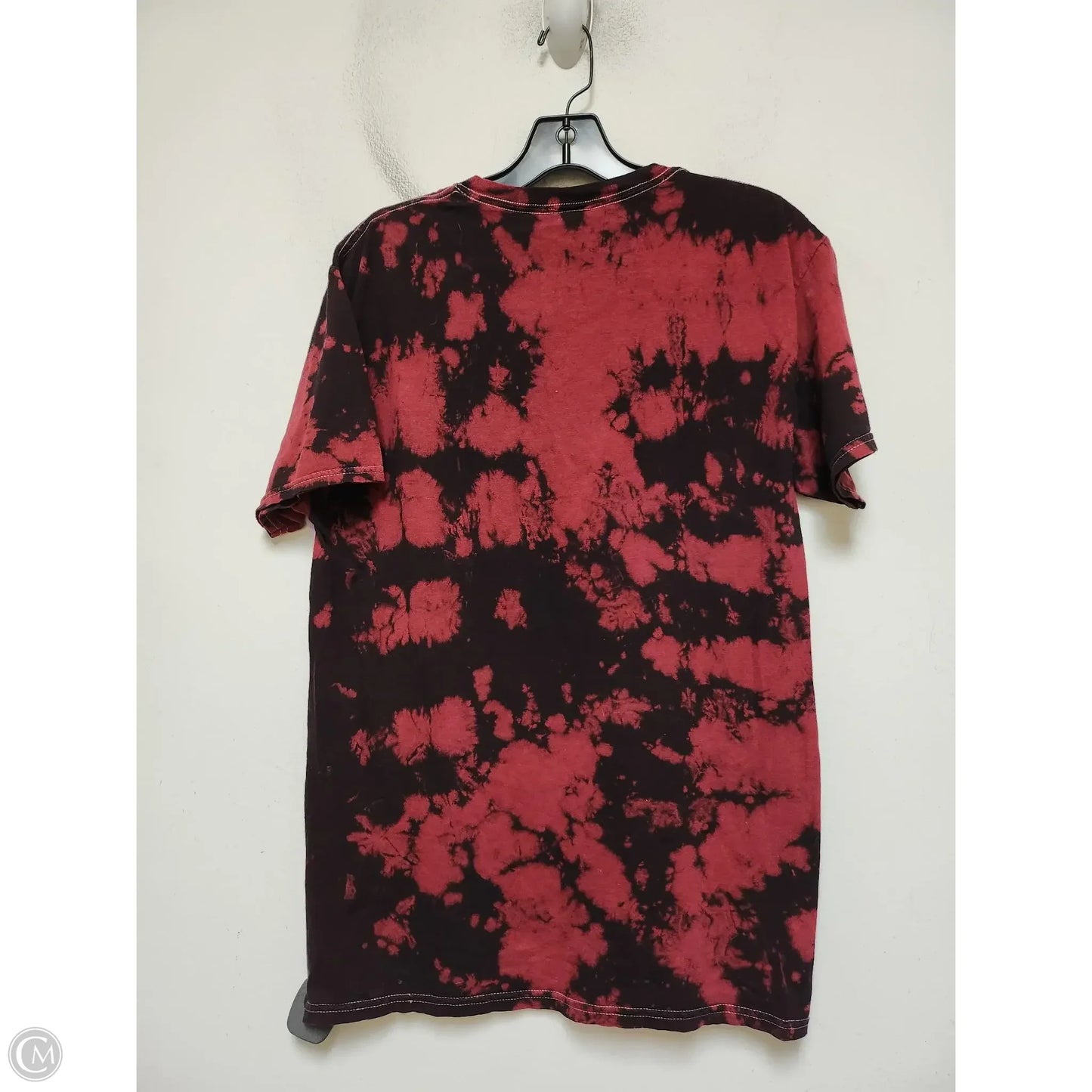 Top Short Sleeve Basic By Disney Store In Black & Red, Size: S