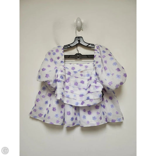 Skirt Set 2pc By Buddy Love In Blue & Purple, Size: M